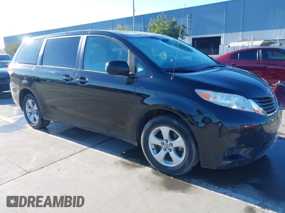 2012 Toyota Sienna with VIN 5TDKA3DC4CS013590, listed as a IAAI auction lot 41423163 with 109,845 mi miles and . Bid and sale history available at DreamBid. Image 1.