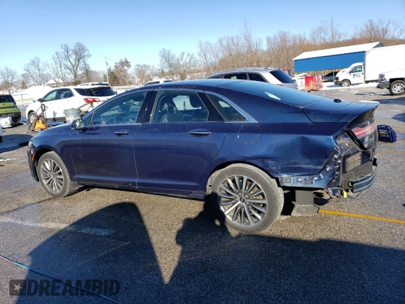2017 Lincoln MKZ Hybrid Premiere with VIN 3LN6L5KUXHR639802, listed as a Copart auction lot 88118845 with 122,111 mi miles and Salvage Title. Bid and sale history available at DreamBid. Image 2.