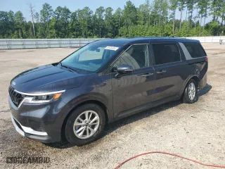 2024 Kia Carnival LX with VIN KNDNB4H31R6360779, listed as a Copart auction lot 66934804 with 22,680 mi miles and Salvage Title. Bid and sale history available at carsss.com. Image 1.