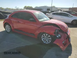 2017 Volkswagen Beetle 1.8T Fleet with VIN 3VWF17AT0HM611256, listed as a Copart auction lot 48166215 with 93,060 mi miles and Salvage Title. Bid and sale history available at carsss.com. Image 4.