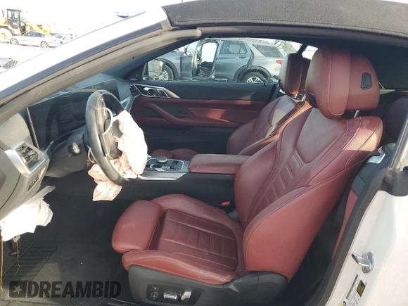 2024 BMW 4 Series M440i with VIN WBA53AT01RCN16715, listed as a Copart auction lot 75427644 with 6,597 mi miles and Salvage Title. Bid and sale history available at carsss.com. Image 7.