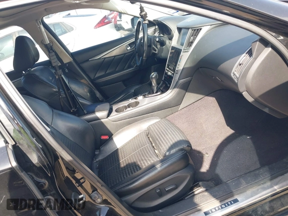 2014 Infiniti Q50 Hybrid Sport with VIN JN1AV7AP7EM691444, listed as a IAAI auction lot 41564726 with 128,834 mi miles and . Bid and sale history available at DreamBid. Image 5.