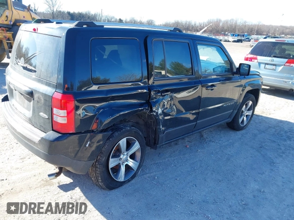 2017 Jeep Patriot High Altitude with VIN 1C4NJRFB9HD108704, listed as a IAAI auction lot 41640306 with 69,040 mi miles. Bid and sale history available at carsss.com. Image 4.