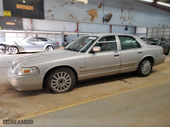 2011 Mercury Grand Marquis LS with VIN 2MEBM7FV5BX603862, listed as a Copart auction lot 85744834 with 98,644 mi miles and Salvage Title. Bid and sale history available at carsss.com. Image 1.