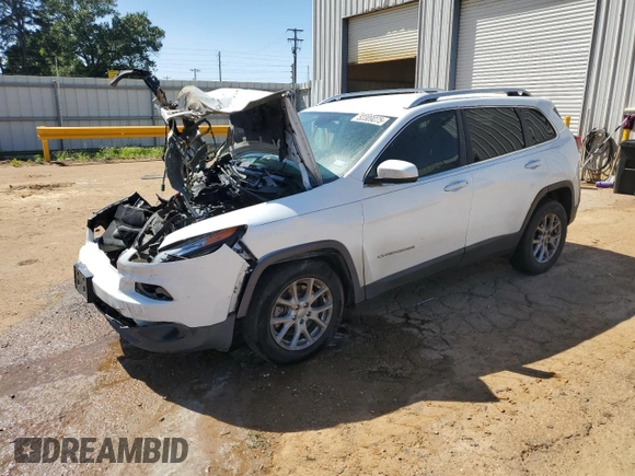 2017 Jeep Cherokee Latitude with VIN 1C4PJLCB9HW573398, listed as a Copart auction lot 52309075 with Not Provided miles and Salvage Title. Bid and sale history available at carsss.com. Image 1.
