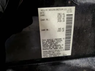 2020 Nissan Altima S z VIN 1N4BL4BV2LC254253, wystawiony jako Copart lot #51695695 z przebiegiem Nie podano mil oraz Czysty tytuł • Clean title. Historia ofert i sprzedaży dostępna na DreamBid. Obrazek 12.