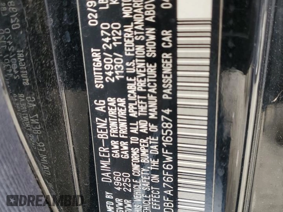 1998 Mercedes-Benz SL z VIN WDBFA76F6WF165874, wystawiony jako Copart lot #53392195 z przebiegiem 141 126 mil mil oraz Tytuł czysty. Historia ofert i sprzedaży dostępna na DreamBid. Obrazek 12.