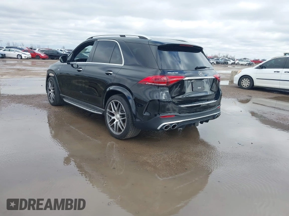 2022 Mercedes-Benz GLE 53 AMG with VIN 4JGFB6BBXNA596396, listed as a IAAI auction lot 41484492 with 38,599 mi miles and . Bid and sale history available at DreamBid. Image 3.
