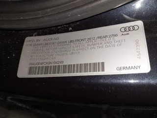 2016 Audi A6 Premium Plus z VIN WAUGFAFCXGN104249, wystawiony jako IAAI lot #41631393 z przebiegiem 117 516 mil mil oraz . Historia ofert i sprzedaży dostępna na DreamBid. Obrazek 9.