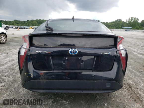 2017 Toyota Prius Two with VIN JTDKBRFU2H3052760, listed as a Copart auction lot 61064265 with Not provided miles and Salvage title. Bid and sale history available at DreamBid. Image 6.
