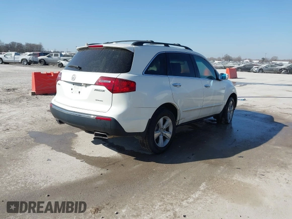 2011 Acura MDX Tech Pkg with VIN 2HNYD2H64BH506208, listed as a IAAI auction lot 41799892 with 193,075 mi miles. Bid and sale history available at carsss.com. Image 4.