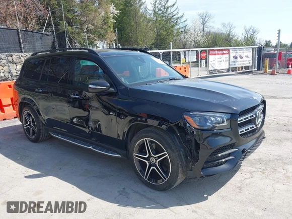 2023 Mercedes-Benz GLS 450 with VIN 4JGFF5KE8PA879956, listed as a IAAI auction lot 42116136 with 41,375 mi miles and . Bid and sale history available at DreamBid. Image 1.