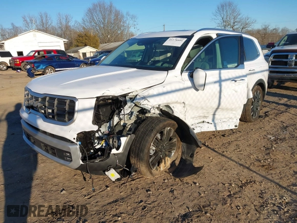 2024 Kia Telluride SX Prestige X-Pro с VIN 5XYP5DGC2RG544613, выставлен на аукционе IAAI как лот 41178884 с пробегом 2 455 миль миль и . История ставок и продаж доступна на DreamBid. Изображение 2.