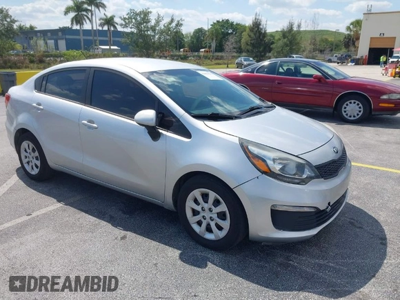 2017 Kia Rio LX with VIN KNADM4A32H6044013, listed as a IAAI auction lot 42063270 with 138,419 mi miles. Bid and sale history available at carsss.com. Image 1.