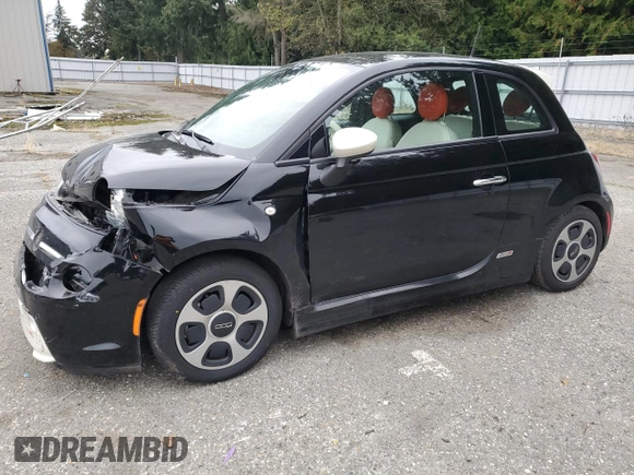 2014 FIAT 500e z VIN 3C3CFFGE6ET244735, wystawiony jako Copart lot #74112064 z przebiegiem 52 226 mil mil oraz Szkoda całkowita • Salvage title. Historia ofert i sprzedaży dostępna na DreamBid. Obrazek 1.