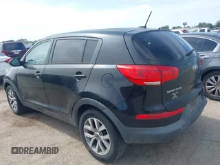 2016 Kia Sportage LX with VIN KNDPB3AC0G7858783, listed as a IAAI auction lot 42057986 with 131,954 mi miles. Bid and sale history available at carsss.com. Image 3.