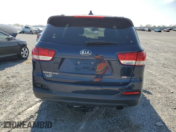 2016 Kia Sorento LX with VIN 5XYPG4A34GG025885, listed as a Copart auction lot 53658205 with 123,783 mi miles and Salvage Title. Bid and sale history available at DreamBid. Image 6.