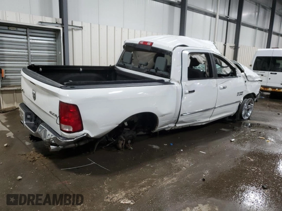 2017 Ram 1500 Big Horn with VIN 3C6RR7LT5HG505218, listed as a Copart auction lot 81803064 with 161,667 mi miles and Salvage Title. Bid and sale history available at carsss.com. Image 3.