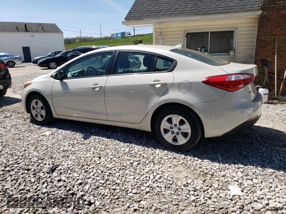 2014 Kia Forte LX with VIN KNAFK4A67E5100344, listed as a Copart auction lot 54841665 with 93,099 mi miles and Clean Title. Bid and sale history available at carsss.com. Image 2.