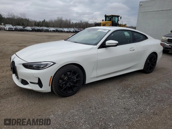 2022 BMW 4 Series 430i xDrive with VIN WBA73AP0XNCJ12745, listed as a Copart auction lot 81152954 with 32,238 mi miles and Clean Title. Bid and sale history available at DreamBid. Image 1.