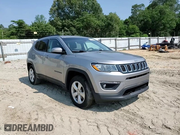 2019 Jeep Compass Latitude with VIN 3C4NJDBB3KT847058, listed as a Copart auction lot 60698065 with 90,687 mi miles and Salvage title. Bid and sale history available at DreamBid. Image 14.