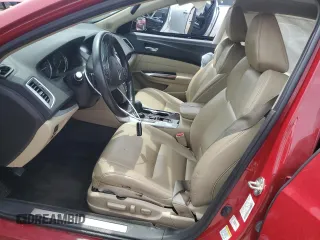 2017 Acura TLX with VIN 19UUB1F33HA004750, listed as a Copart auction lot 55268915 with 124,786 mi miles and Salvage title. Bid and sale history available at DreamBid. Image 7.