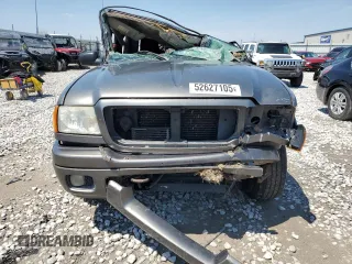 2005 Ford Ranger XLT with VIN 1FTZR45E35PA28995, listed as a Copart auction lot 52627105 with Not provided miles and Salvage title. Bid and sale history available at DreamBid. Image 5.