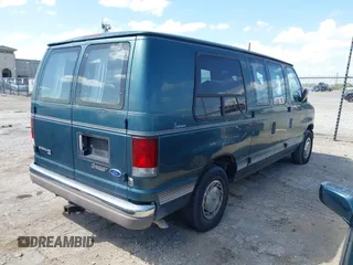 1995 Ford Econoline Cargo z VIN 1FDEE14Y9SHA29638, wystawiony jako IAAI lot #42528557 z przebiegiem Nie podano mil oraz . Historia ofert i sprzedaży dostępna na DreamBid. Obrazek 4.