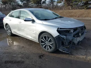 2018 Chevrolet Malibu LT with VIN 1G1ZD5ST6JF292504, listed as a IAAI auction lot 41505655 with 95,739 mi miles. Bid and sale history available at carsss.com. Image 1.