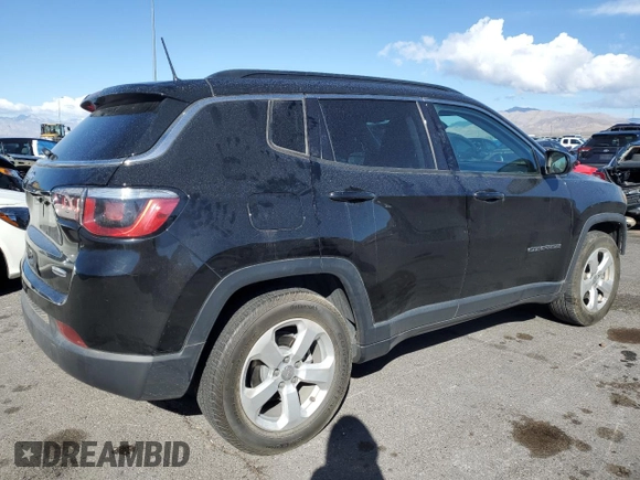 2019 Jeep Compass Latitude z VIN 3C4NJCBB7KT658181, wystawiony jako Copart lot #51850085 z przebiegiem 56 235 mil mil oraz Szkoda całkowita • Salvage title. Historia ofert i sprzedaży dostępna na DreamBid. Obrazek 3.