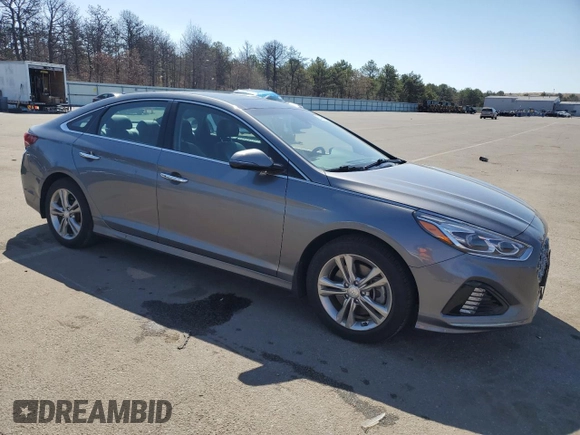 2019 Hyundai Sonata SEL with VIN 5NPE34AF2KH812512, listed as a Copart auction lot 53405175 with 35,722 mi miles and Salvage Title. Bid and sale history available at DreamBid. Image 4.