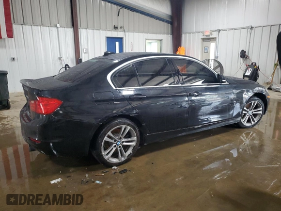 2015 BMW 3 Series 335i xDrive with VIN WBA3B9G53FNR93872, listed as a Copart auction lot 60105305 with 45,776 mi miles and Salvage title. Bid and sale history available at DreamBid. Image 3.