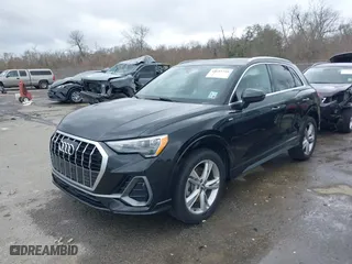 2020 Audi Q3 S line Premium with VIN WA1DECF37L1018476, listed as a IAAI auction lot 41685740 with 46,366 mi miles. Bid and sale history available at carsss.com. Image 17.