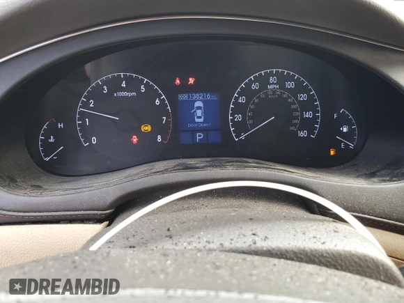 2011 Hyundai Genesis with VIN KMHGC4DE3BU113659, listed as a Copart auction lot 72034854 with 138,216 mi miles and Non Repairable. Bid and sale history available at carsss.com. Image 9.