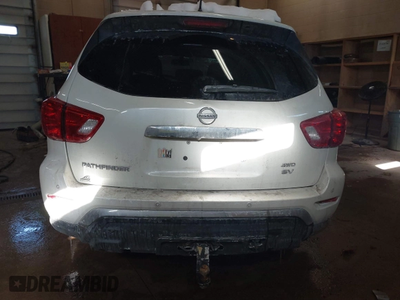 2017 Nissan Pathfinder SV with VIN 5N1DR2MM9HC900787, listed as a IAAI auction lot 41621526 with 126,320 mi miles. Bid and sale history available at carsss.com. Image 16.
