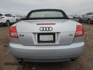 2003 Audi A4 3.0L with VIN WAUAT48H03K017352, listed as a Copart auction lot 82032444 with 155,535 mi miles and Salvage Title. Bid and sale history available at carsss.com. Image 6.
