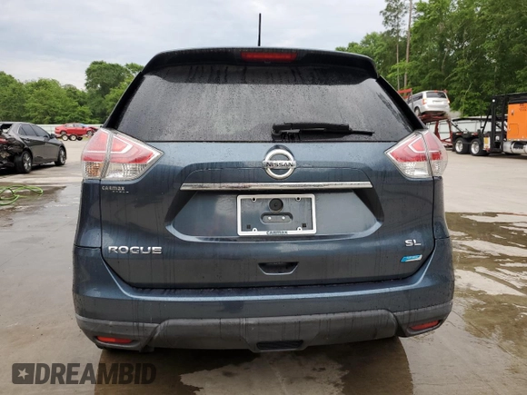 2014 Nissan Rogue SL with VIN 5N1AT2MT3EC769590, listed as a Copart auction lot 51731374 with 138,077 mi miles and Salvage Title. Bid and sale history available at carsss.com. Image 6.