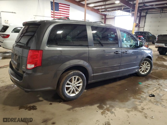 2016 Dodge Grand Caravan SXT with VIN 2C4RDGCG2GR323656, listed as a Copart auction lot 52503515 with 123,265 mi miles and Salvage Title. Bid and sale history available at carsss.com. Image 3.