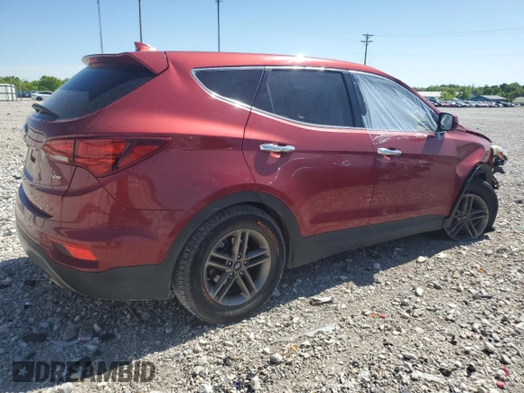 2017 Hyundai Santa Fe 2.4L with VIN 5XYZT3LB6HG491077, listed as a Copart auction lot 56378895 with Not provided miles and Salvage title. Bid and sale history available at DreamBid. Image 3.