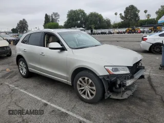 2015 Audi Q5 Premium Plus with VIN WA1LFAFP3FA125125, listed as a Copart auction lot 56870885 with 123,840 mi miles and Salvage title. Bid and sale history available at DreamBid. Image 4.