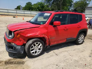 2017 Jeep Renegade Latitude z VIN ZACCJABB1HPE82465, wystawiony jako Copart lot #59795405 z przebiegiem 114 739 mil mil oraz Szkoda całkowita • Salvage title. Historia ofert i sprzedaży dostępna na DreamBid. Obrazek 1.