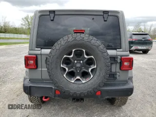 2020 Jeep Wrangler Unlimited Recon with VIN 1C4HJXFN6LW312966, listed as a Copart auction lot 56832145 with 45,875 mi miles and Salvage title. Bid and sale history available at DreamBid. Image 6.