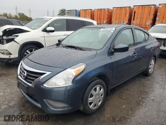 2016 Nissan Versa S with VIN 3N1CN7APXGL889635, listed as a Copart auction lot 78946184 with 81,443 mi miles and Salvage Title. Bid and sale history available at carsss.com. Image 1.
