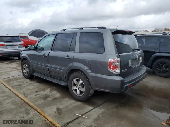 2007 Honda Pilot EX-L with VIN 5FNYF28627B022325, listed as a Copart auction lot 84877754 with 110,766 mi miles and Salvage Title. Bid and sale history available at carsss.com. Image 2.