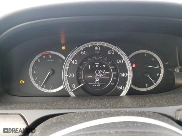 2014 Honda Accord Sedan EX-L with VIN 1HGCR2F8XEA233088, listed as a Copart auction lot 48301195 with 163,042 mi miles and Salvage Title. Bid and sale history available at carsss.com. Image 9.