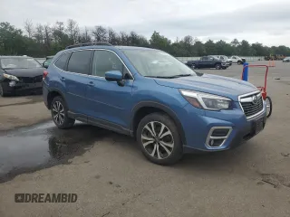 2021 Subaru Forester Limited with VIN JF2SKASC4MH474980, listed as a Copart auction lot 60740335 with 19,622 mi miles and Salvage title. Bid and sale history available at DreamBid. Image 4.