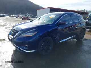 2023 Nissan Murano Platinum with VIN 5N1AZ2DS8PC102524, listed as a IAAI auction lot 41196367 with 21,118 mi miles. Bid and sale history available at carsss.com. Image 17.
