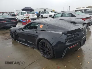 2019 Chevrolet Corvette Grand Sport 1LT z VIN 1G1YW2D78K5119210, wystawiony jako Copart lot #81775314 z przebiegiem Nie podano mil oraz Szkoda całkowita • Salvage title. Historia ofert i sprzedaży dostępna na DreamBid. Obrazek 2.