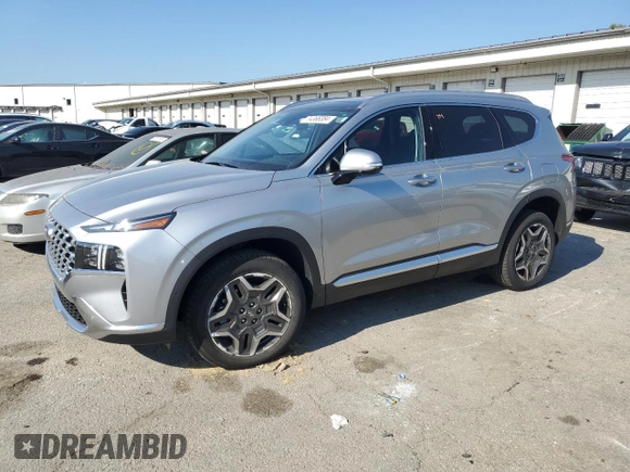 2023 Hyundai Santa Fe Hybrid Limited with VIN 5NMS5DA12PH018504, listed as a Copart auction lot 74368384 with 10,295 mi miles and Salvage Title. Bid and sale history available at carsss.com. Image 1.