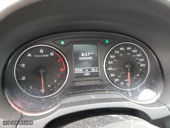 2015 Audi A3 1.8T Premium with VIN WAUACGFF1F1141918, listed as a Copart auction lot 45082855 with 97,526 mi miles and Salvage Title. Bid and sale history available at carsss.com. Image 9.